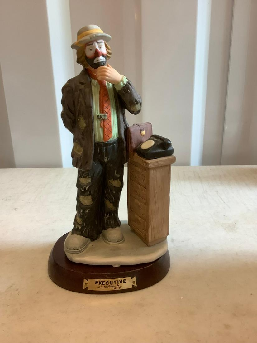 Emmett Kelly Jr Limited Edition clown Executive 9 inch: Emmett Kelly Jr Limited Edition clown Executive 9 inch tall