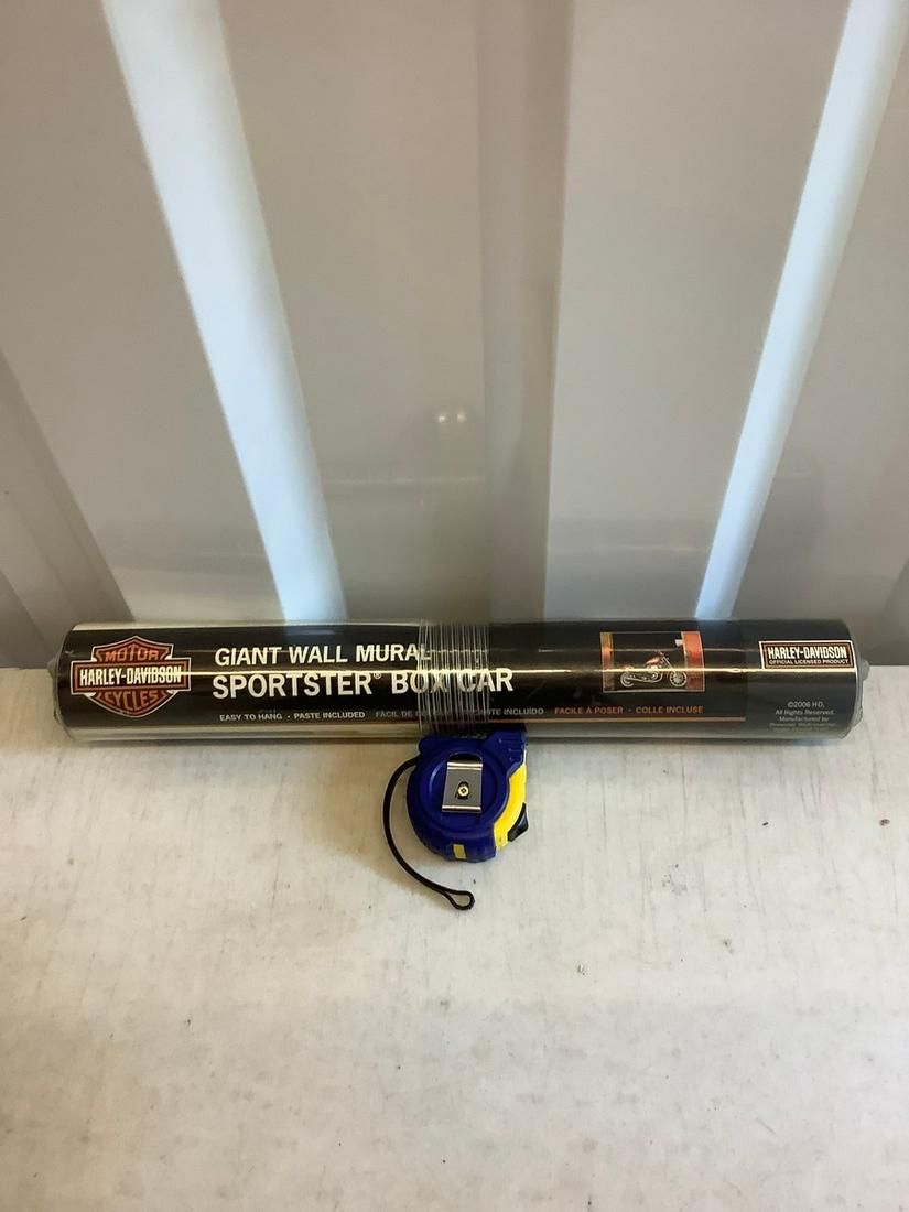 Harley Davidson new in tube Giant Wall Mural 9 ft (1 of 1)