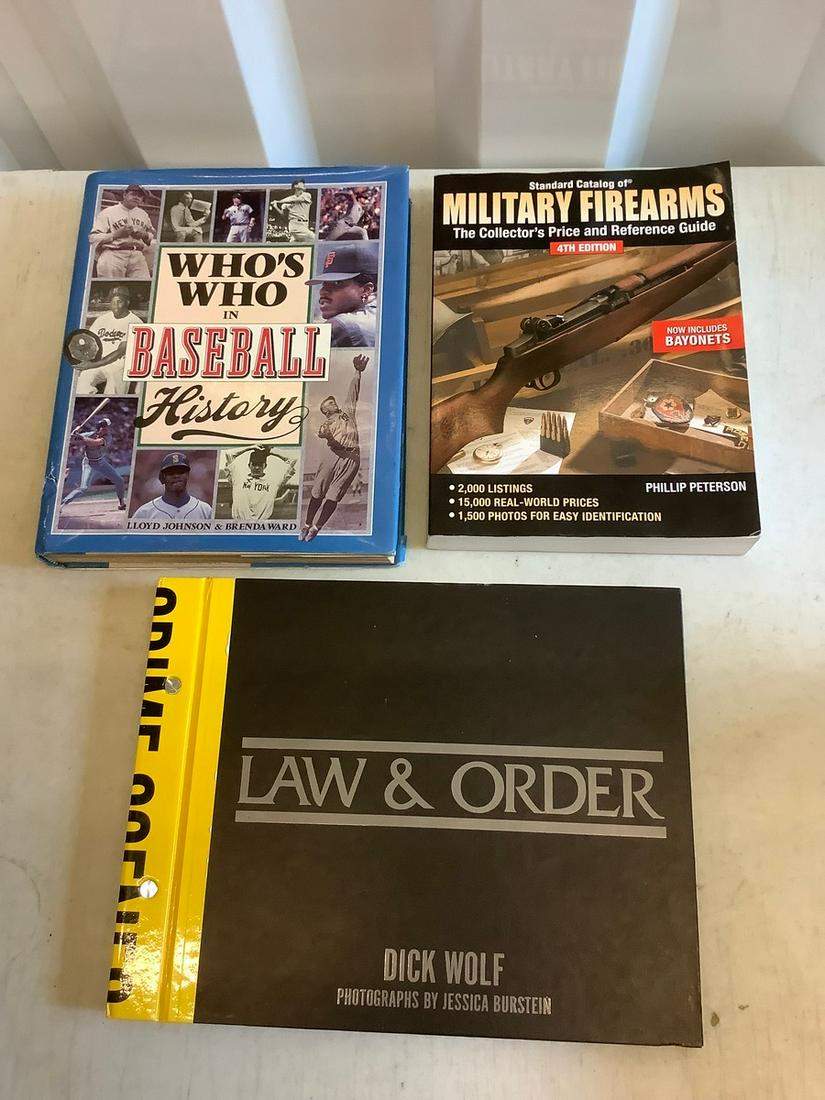 Law and order, baseball, and firearms books (1 of 1)