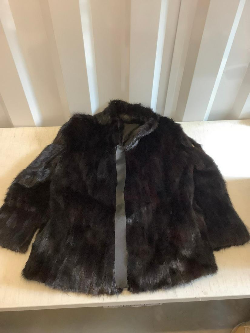 Black fur jacket (1 of 1)