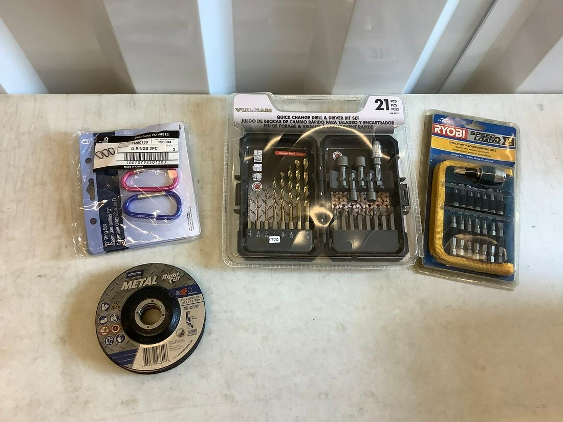 Drivers, drill bits, cutoff wheels (1 of 1)