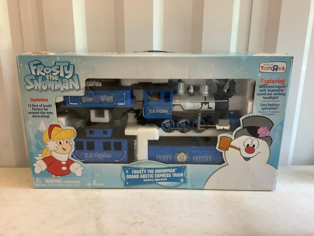 Frosty the snowman grand arctic express train new in: Frosty the snowman grand arctic express train new in box