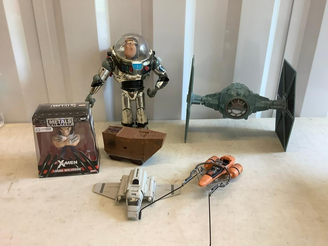 Star wars toys, buzz lightyear and wolverinze die cast: Star wars toys, buzz lightyear and wolverinze die cast figure