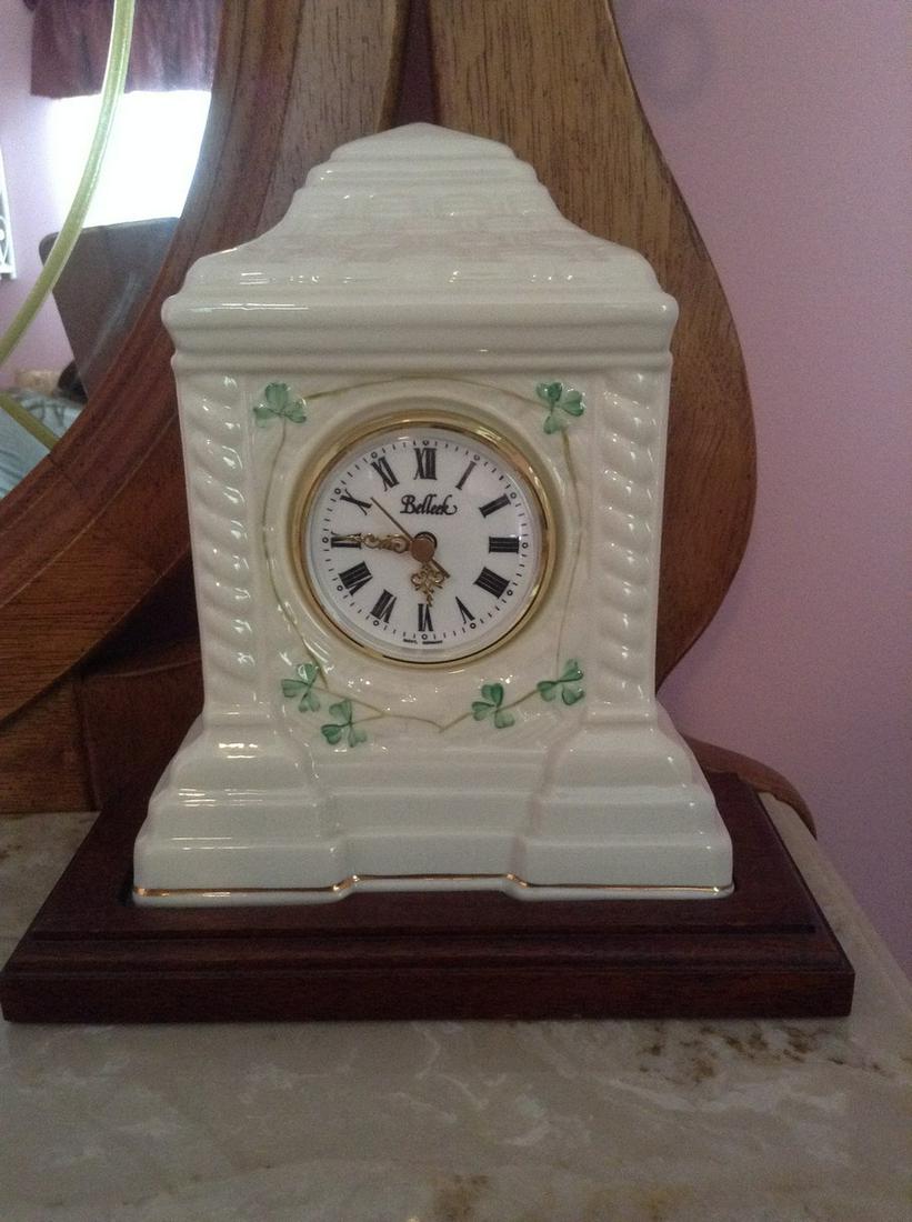 Belleek Clock 9" (1 of 1)