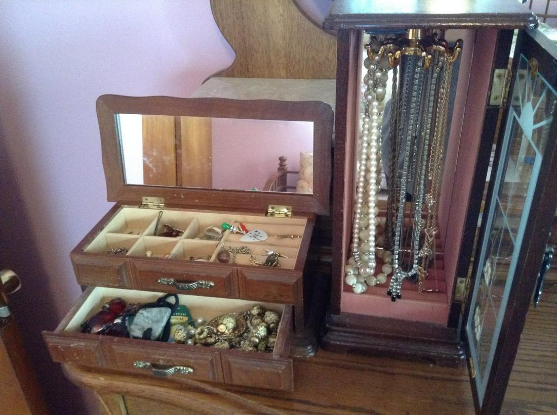 Two Jewelry boxes full of costume jewelry (1 of 1)