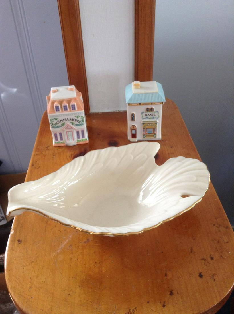 Lenox Spice Jars and bowl 8" (1 of 1)