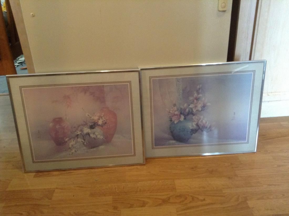 Pair of Signed Lena Liu Prints 20"x16" (1 of 1)