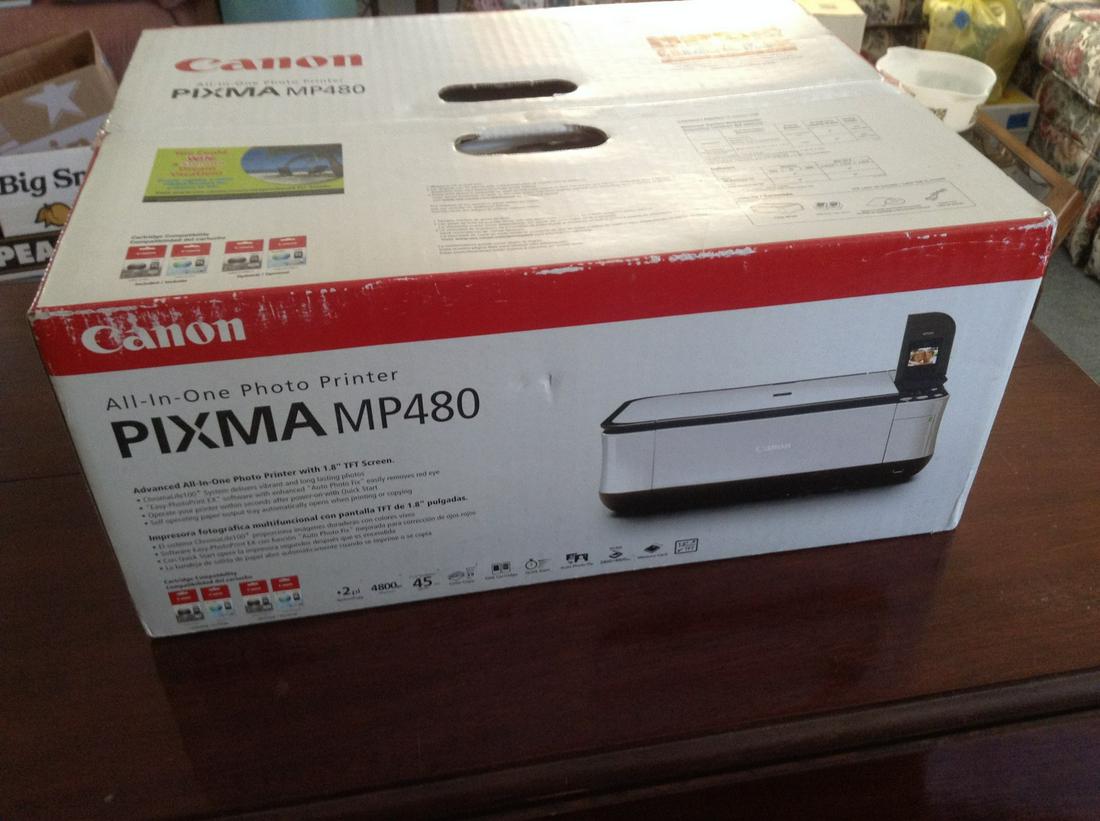 Sealed in the box Canon PixmaMP480 All in One Photo (1 of 1)