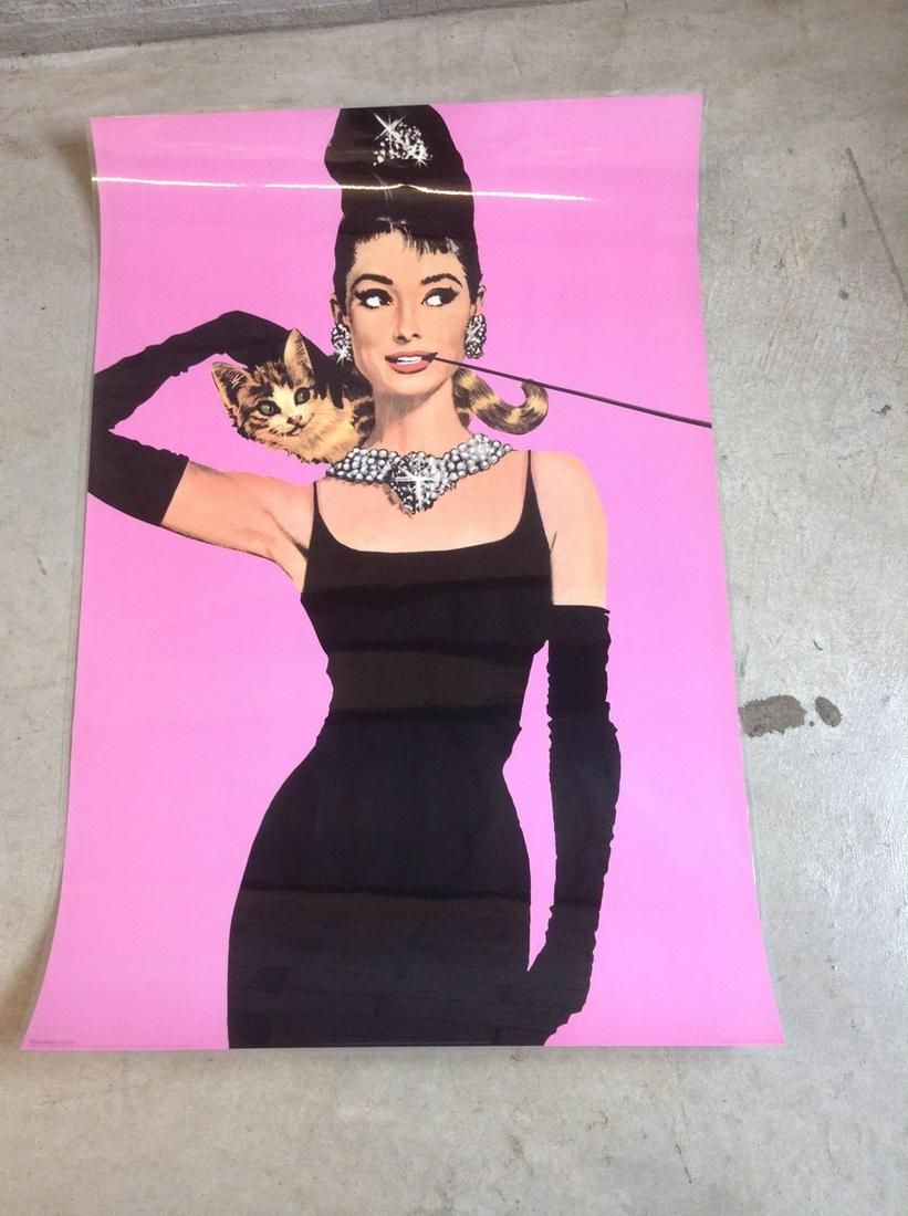 Audrey Hepburn Breakfast at Tiffany's poster laminated (1 of 1)