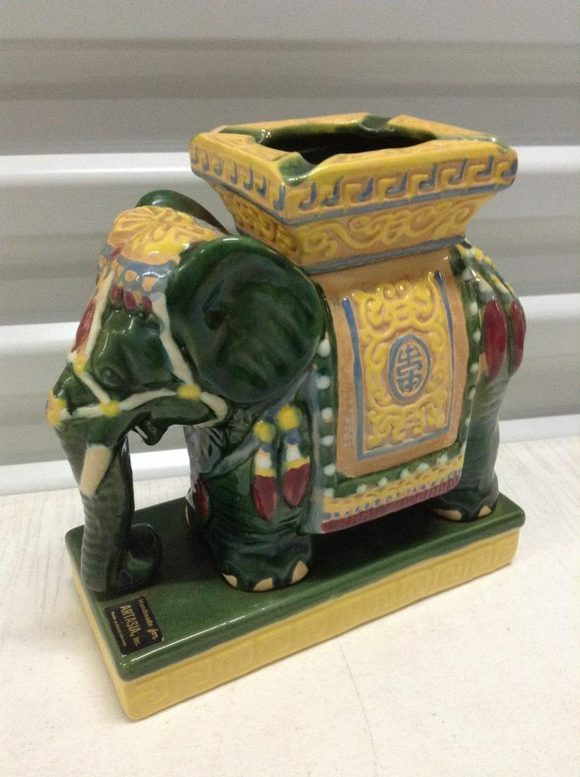 Artasia Vintage Elephant Ashtray 7.5"x7.5": Artasia Vintage Elephant Ashtray 7.5"x7.5"