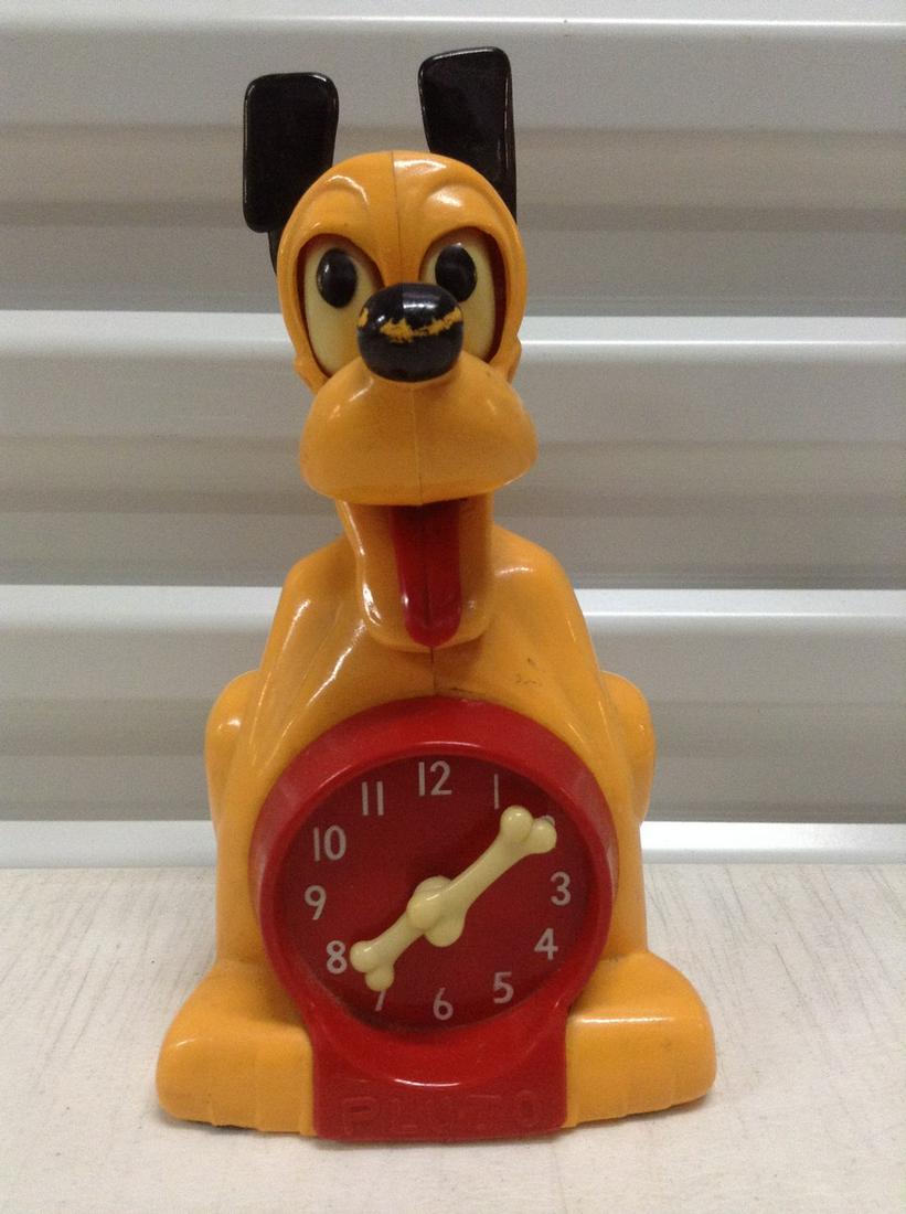 Vintage Allied Mfg Walt Disney Productions Pluto Clock (1 of 1)