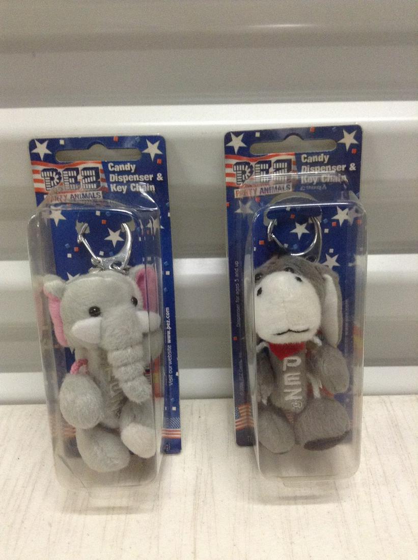 Republican & Democrat Pez "Party Animals" PEZ NIP: Republican & Democrat Pez "Party Animals" PEZ NIP