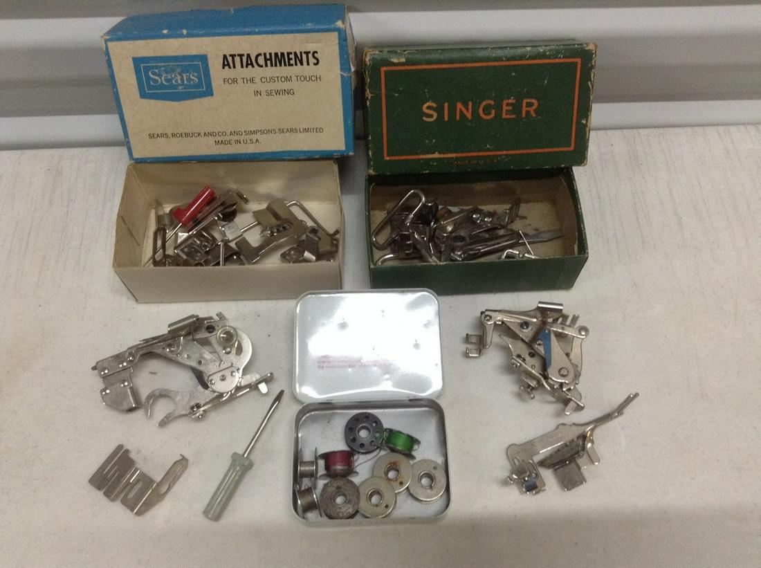 Singer and Sears Sewing machine parts (1 of 1)