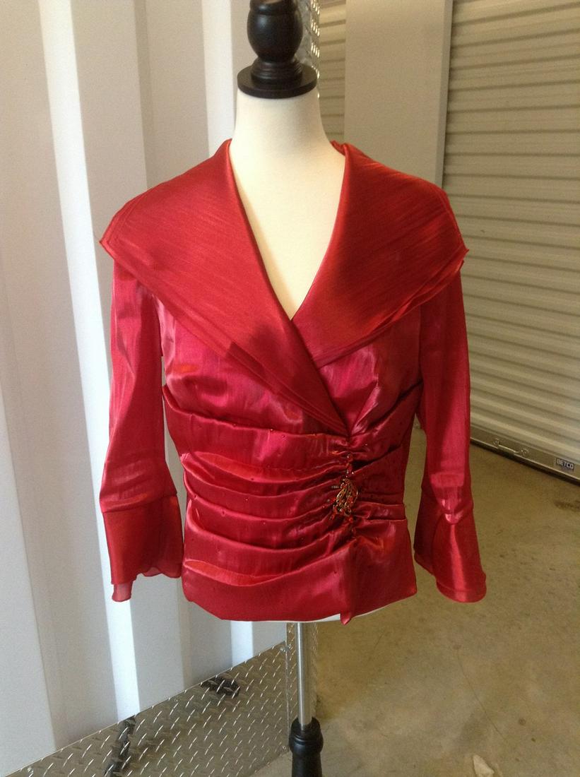 Vintage Cache Evening Jacket with Red Stone Accents (1 of 1)