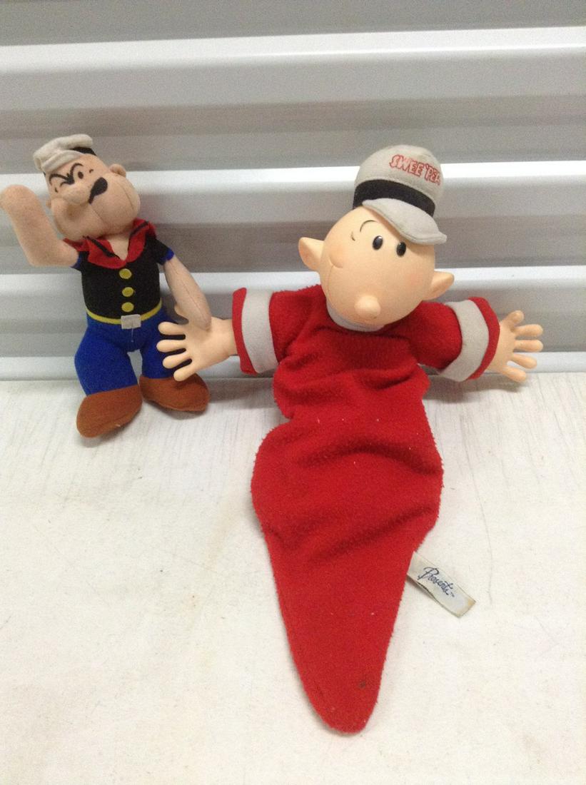 Vintage Sweet Pea and Popeye dolls: Vintage Sweet Pea and Popeye dolls