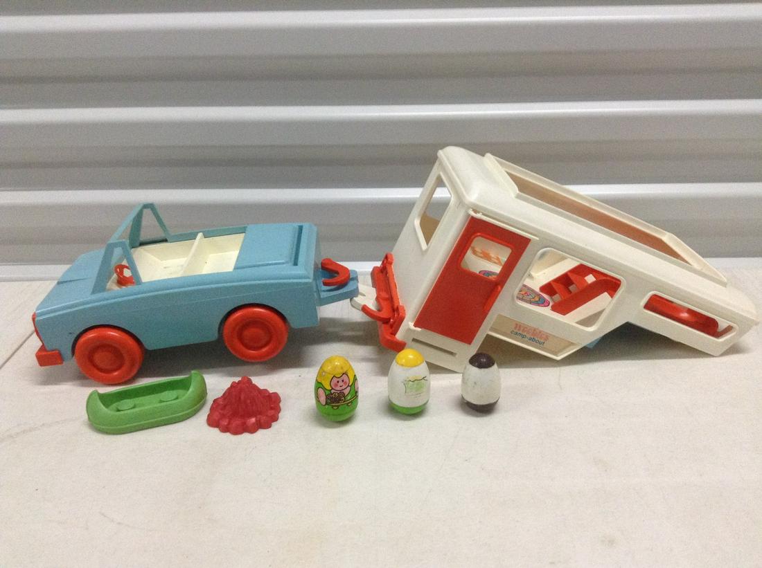 1972 Hasbro Weebles Camp About with Weebles: 1972 Hasbro Weebles Camp About with Weebles