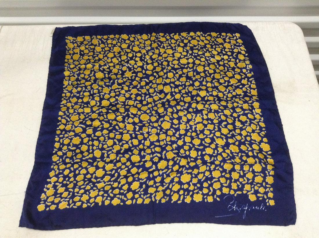 Signed 100% Hand Rolled Silk Scarf Made in Japan (1 of 1)