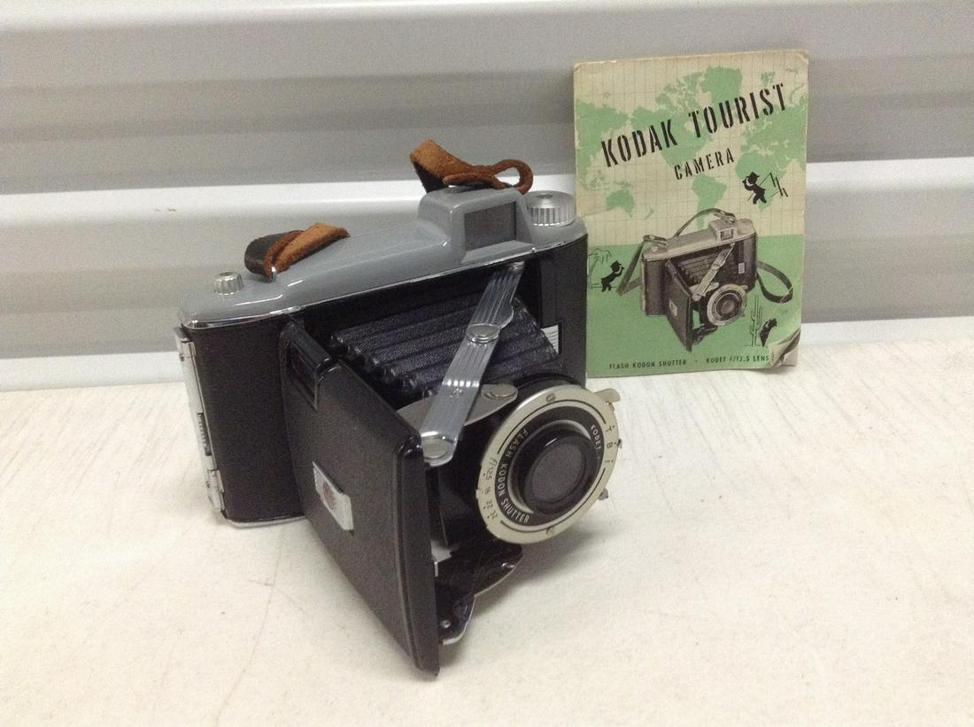 Vintage Kodak Tourist Camera with Guide (1 of 1)