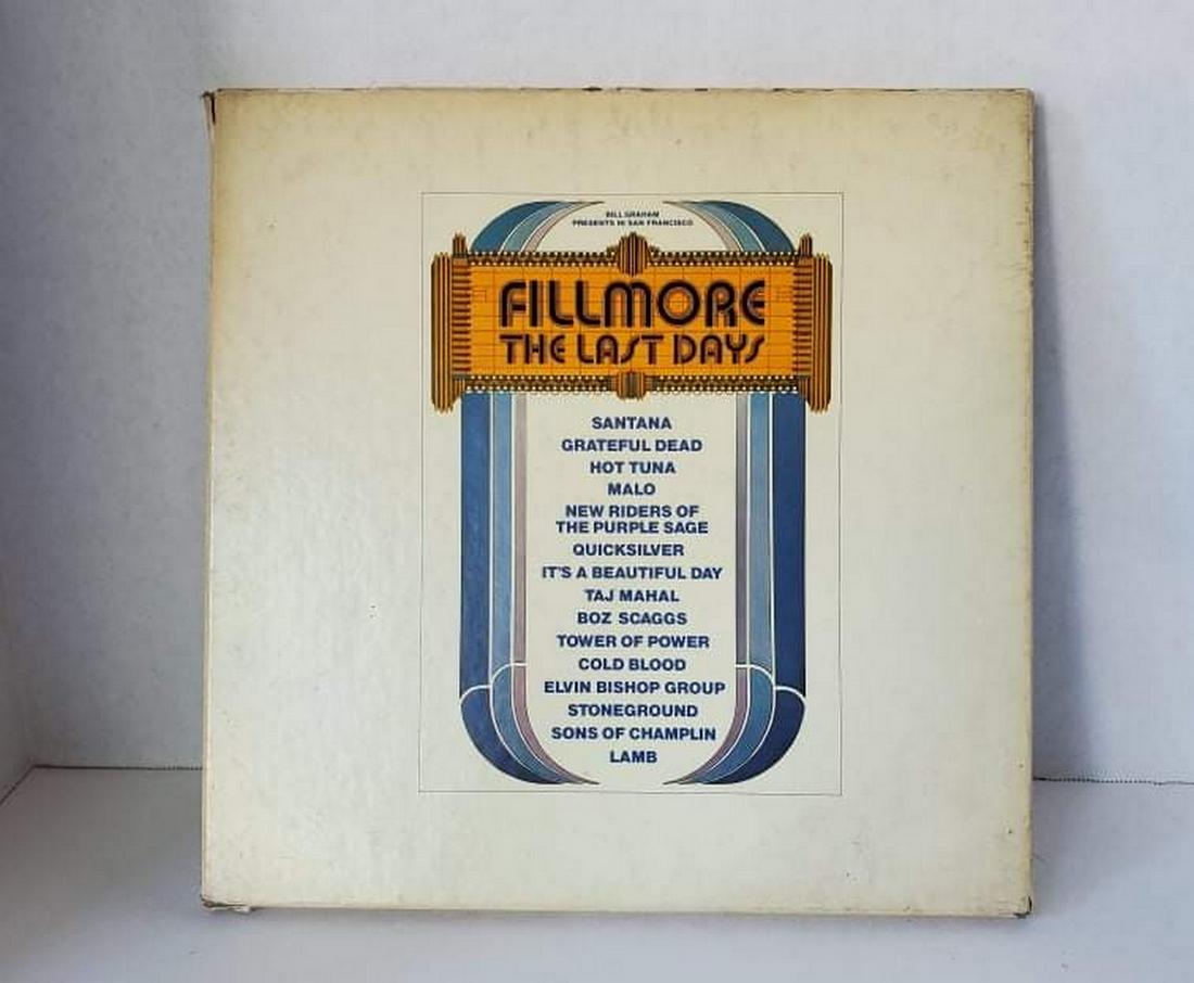 Filmore the Last Days 1972 box set 3 LPs (1 of 1)