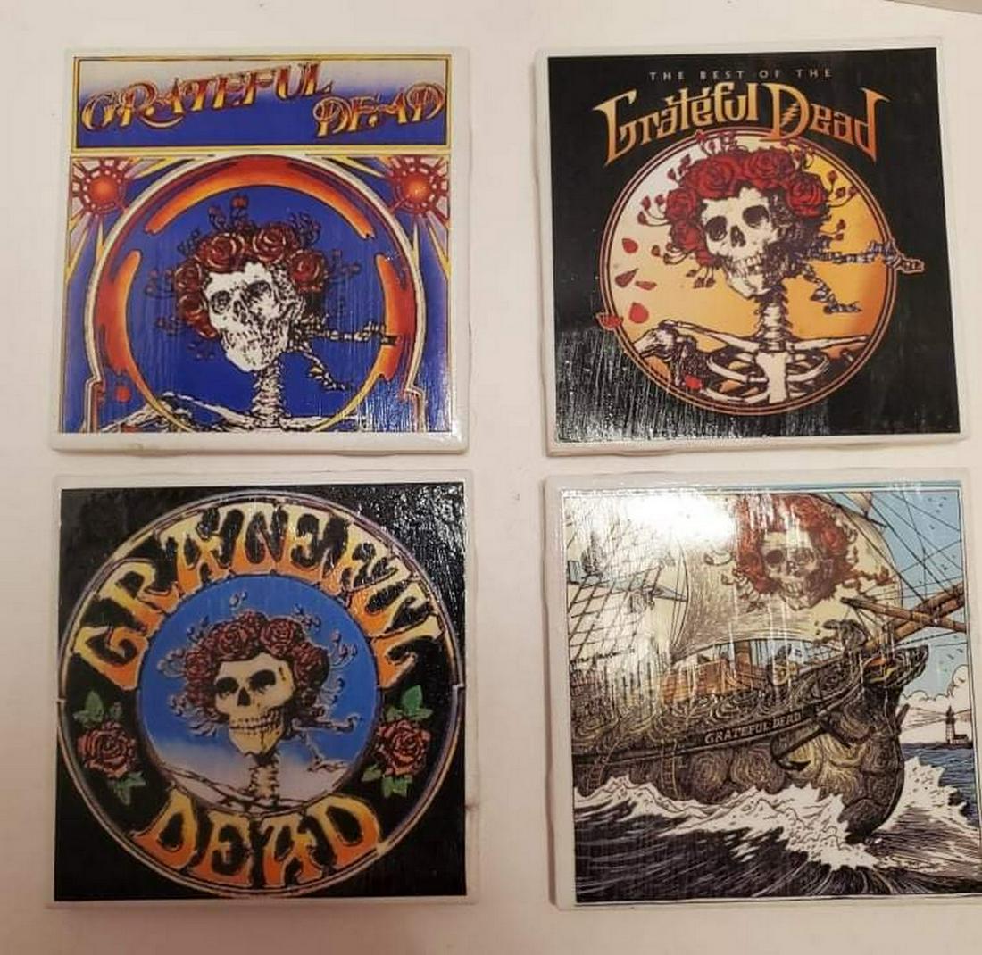 Grateful Dead Ceramic Coasters (1 of 1)