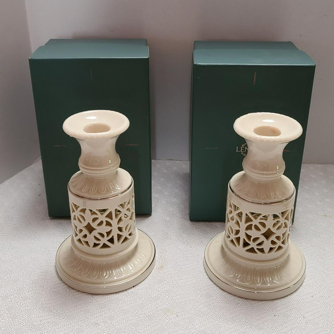 Lenox USA Candlesticks 6": Lenox USA Candlesticks 6"