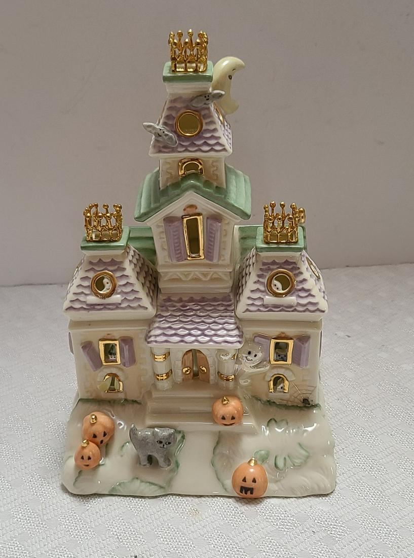 Lenox 2002 Haunted House Votive: Lenox 2002 Haunted House Votive