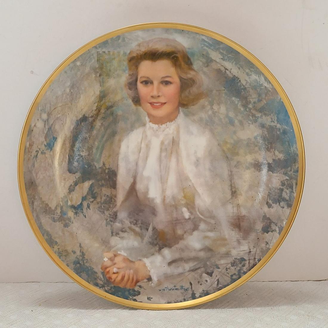 1983 Princess Grace Plate Villeta for Hamilton: 1983 Princess Grace Plate Villeta for Hamilton Collection