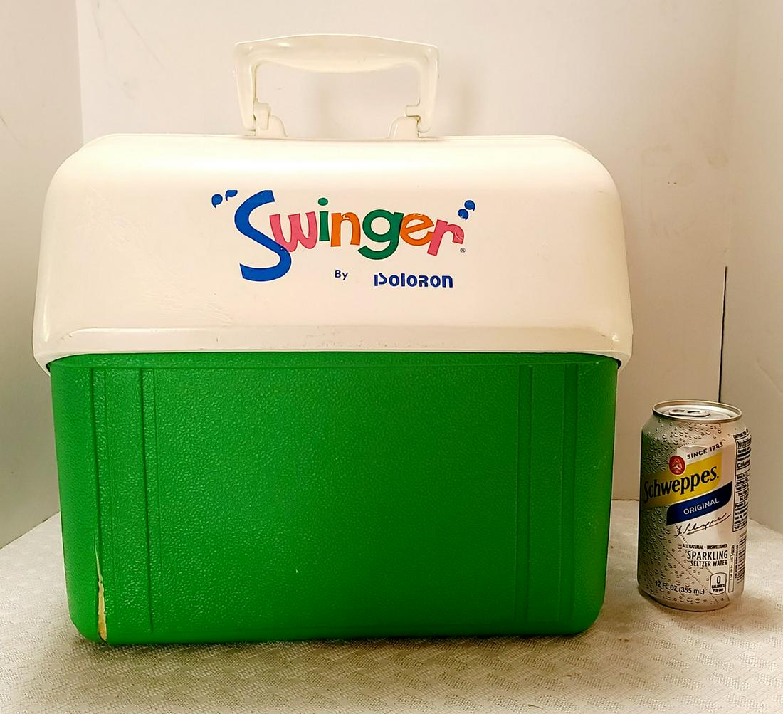Vintage Swinger Plastic Cooler: Vintage Swinger Plastic Cooler