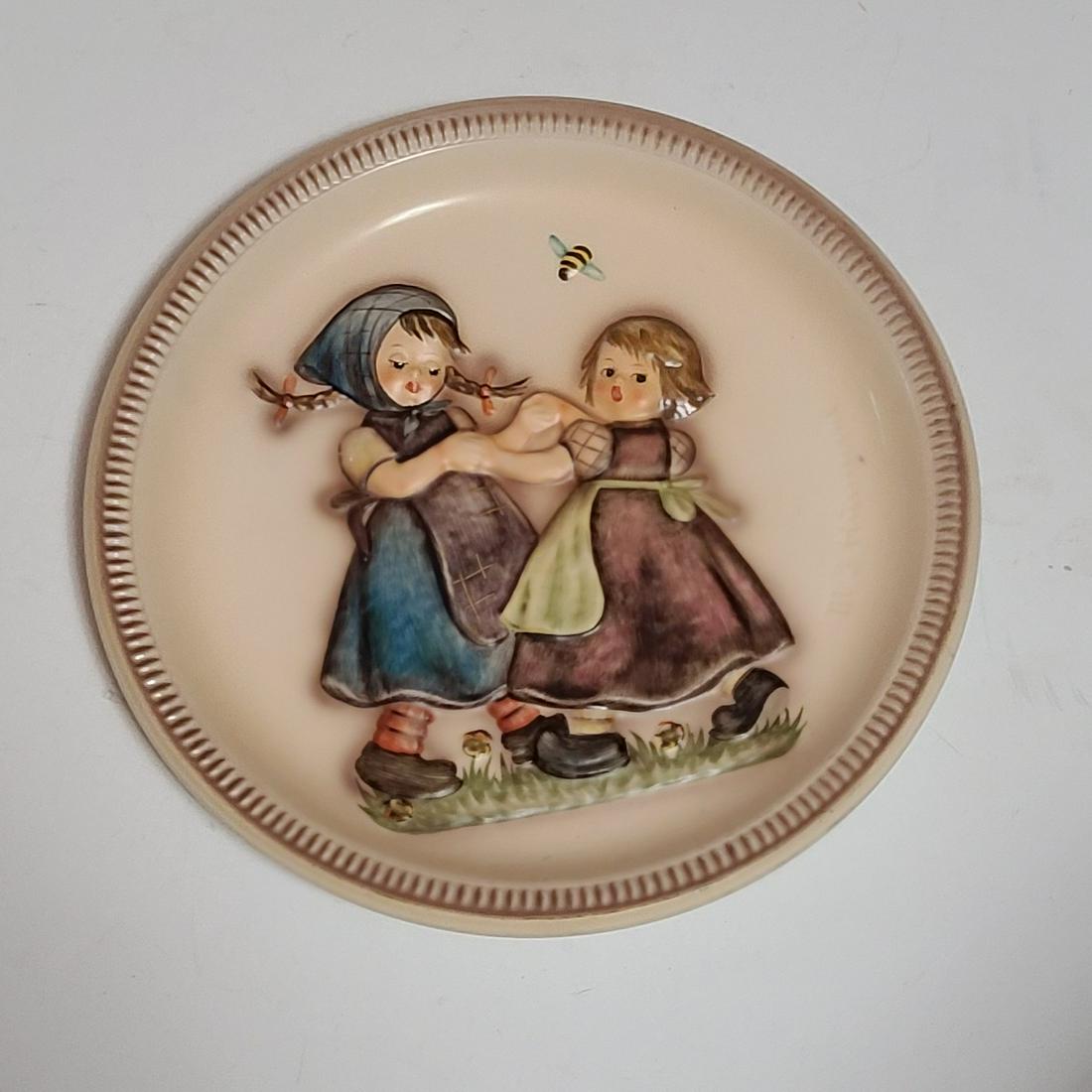 1980 W Germany Goebel Hand Painted Hummel Anniversary: 1980 W Germany Goebel Hand Painted Hummel Anniversary Plate