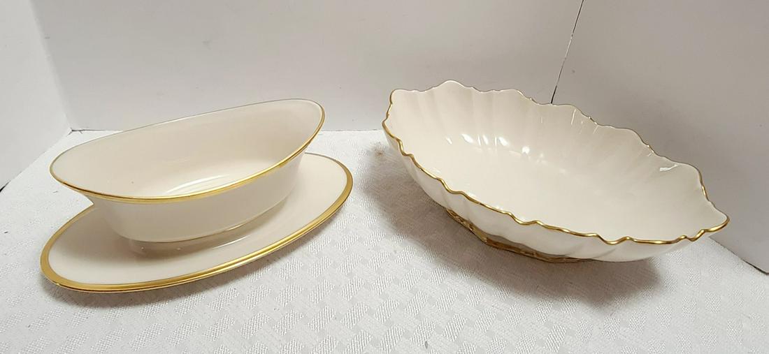 Lenox Eternal USA Gravy Bowl & Lenox USA Bowl: Lenox Eternal USA Gravy Bowl & Lenox USA Bowl