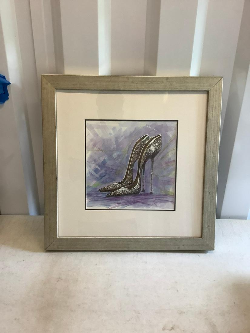 "Higher Heels" #4 signed by the artist Sic 19x19: "Higher Heels" #4 signed by the artist Sic 19x19