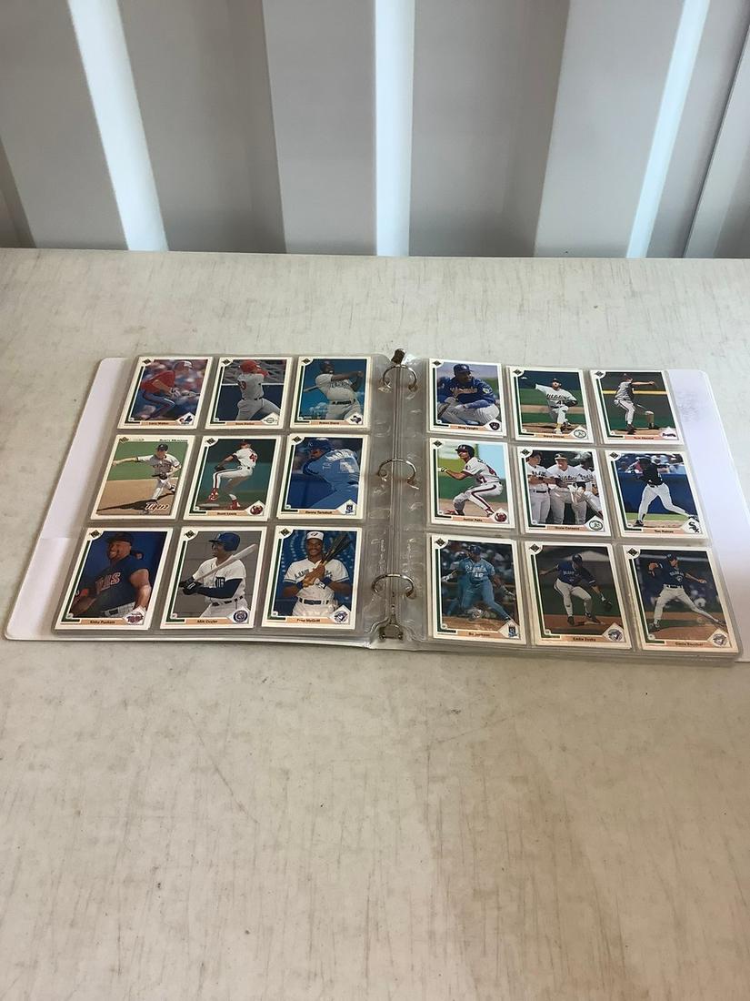 binder of 80's and 90's baseball cards (1 of 1)