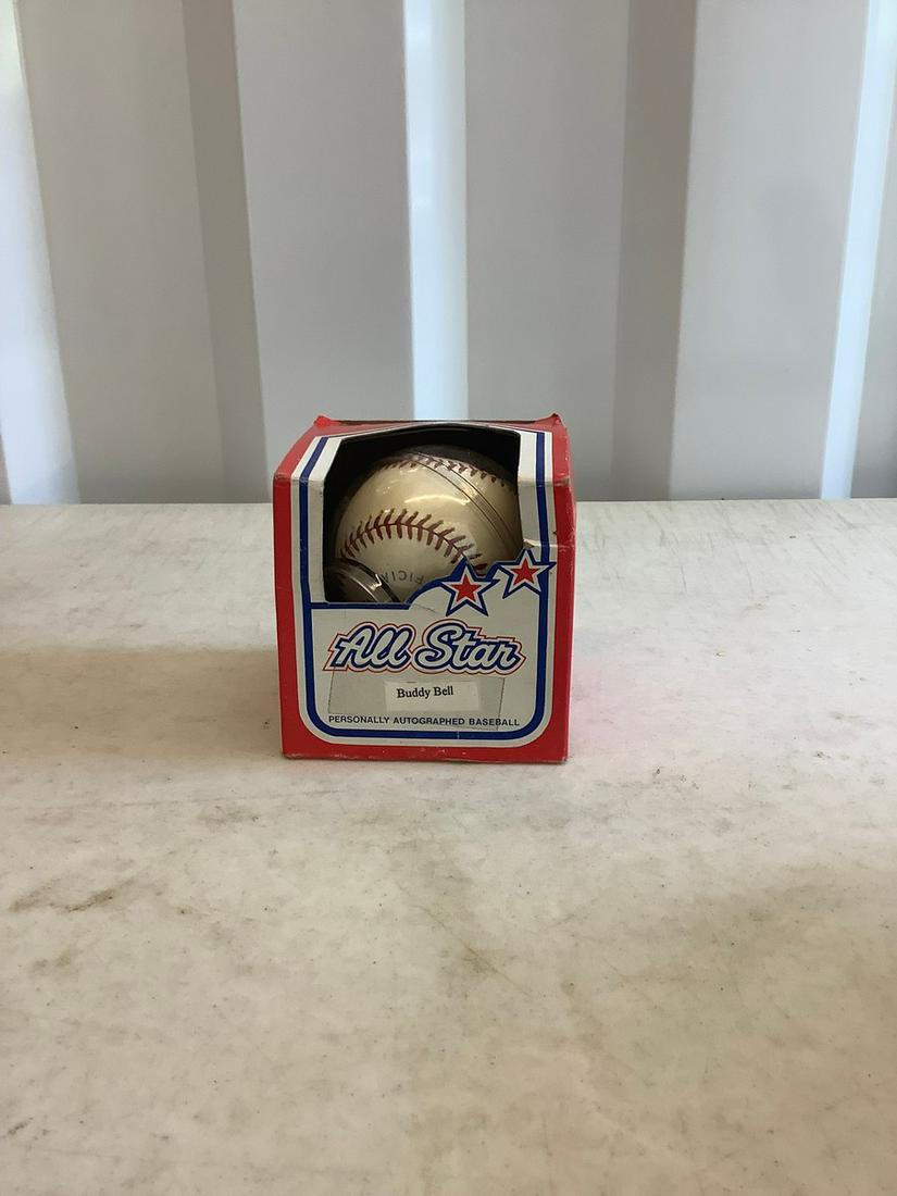 signed all star official baseball buddy bell (1 of 1)