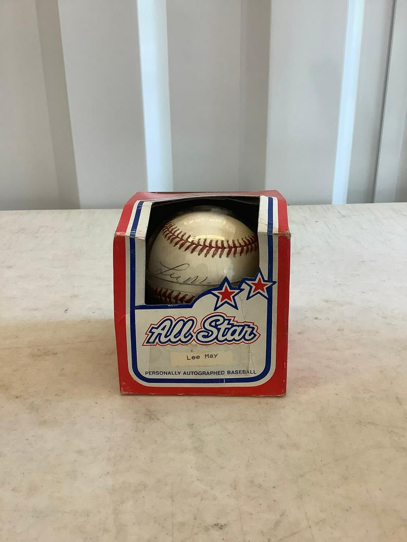 signed all star official baseball lee may (1 of 1)