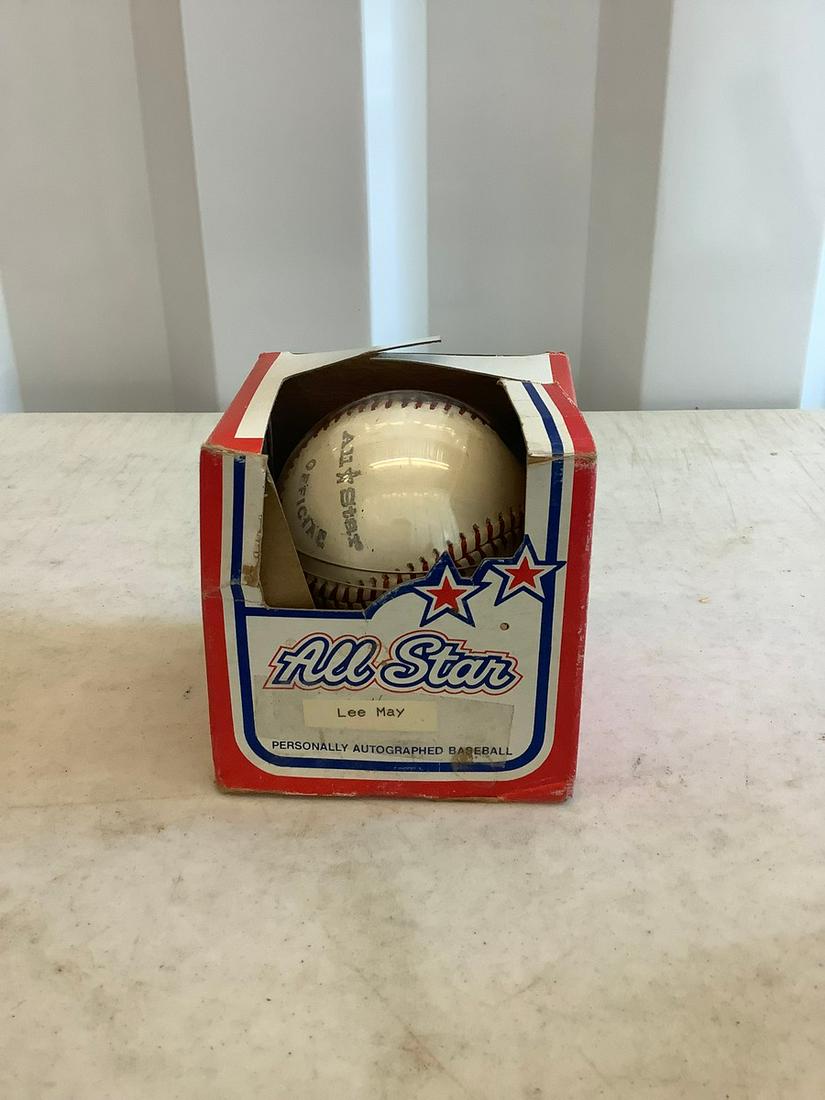 signed all star official baseball lee may (1 of 1)