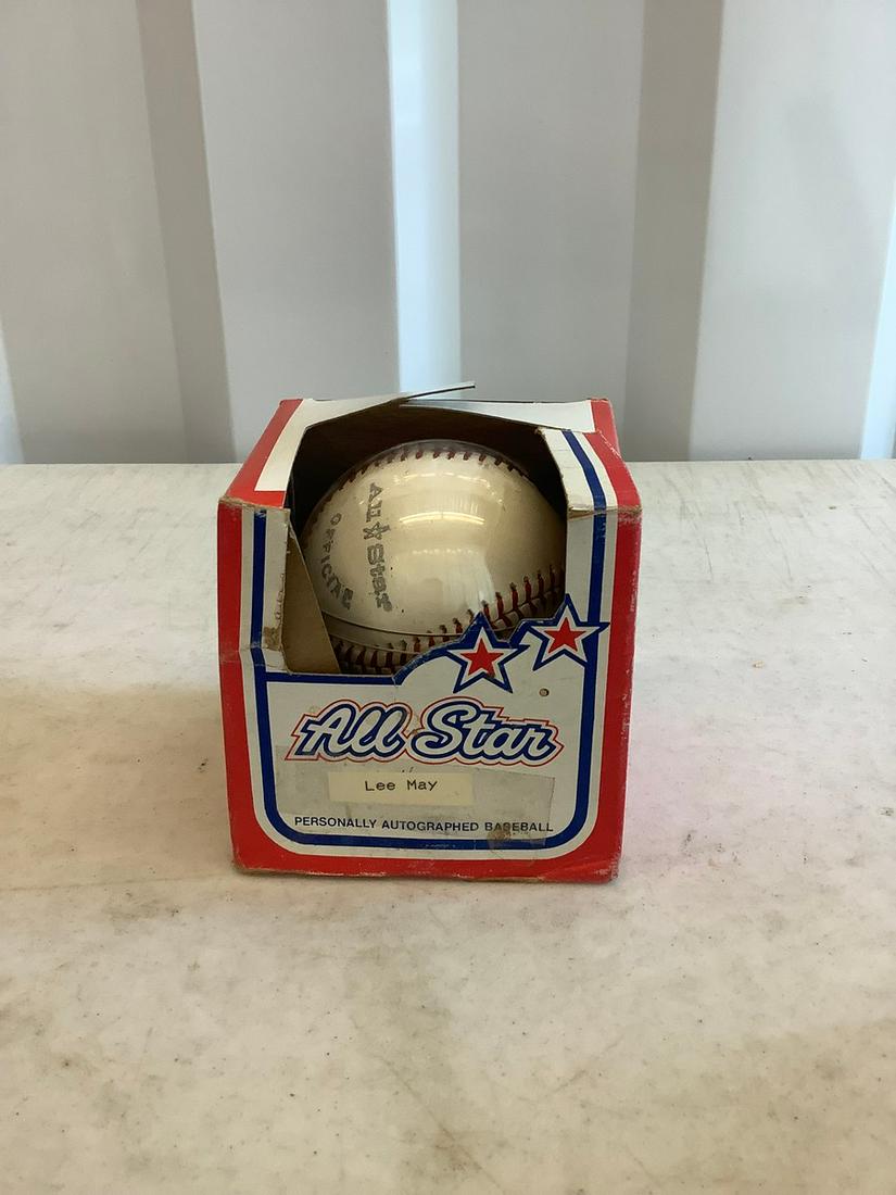 signed all star official baseball lee may (1 of 1)