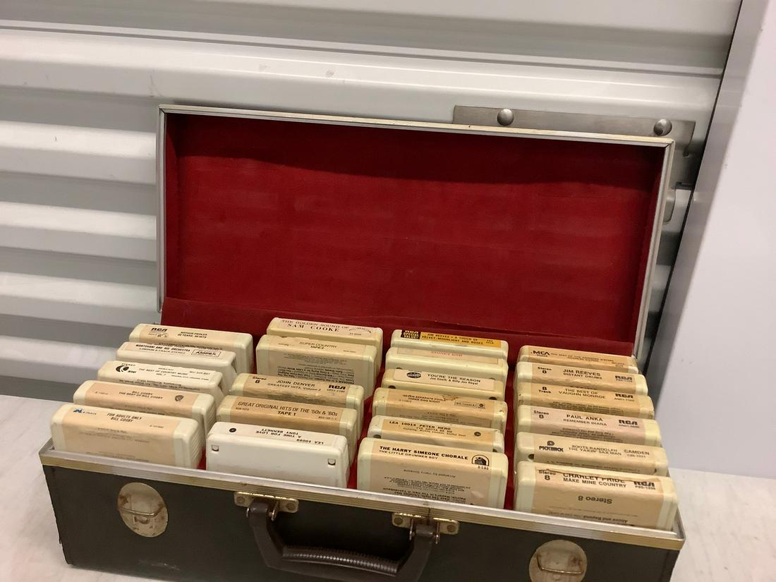 Case of Vintage 8 Track Cassettes (1 of 1)