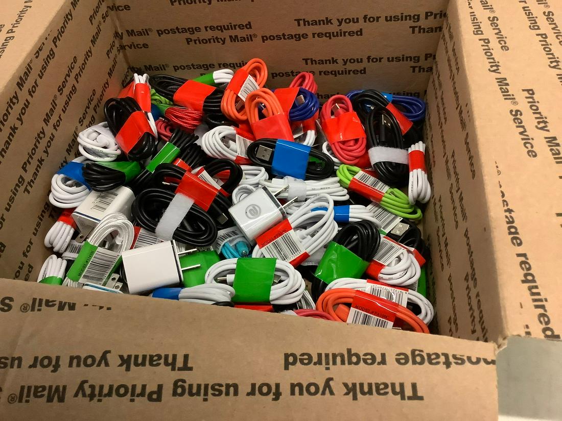 Large Lot of Charging Cables and Adaptors (1 of 1)