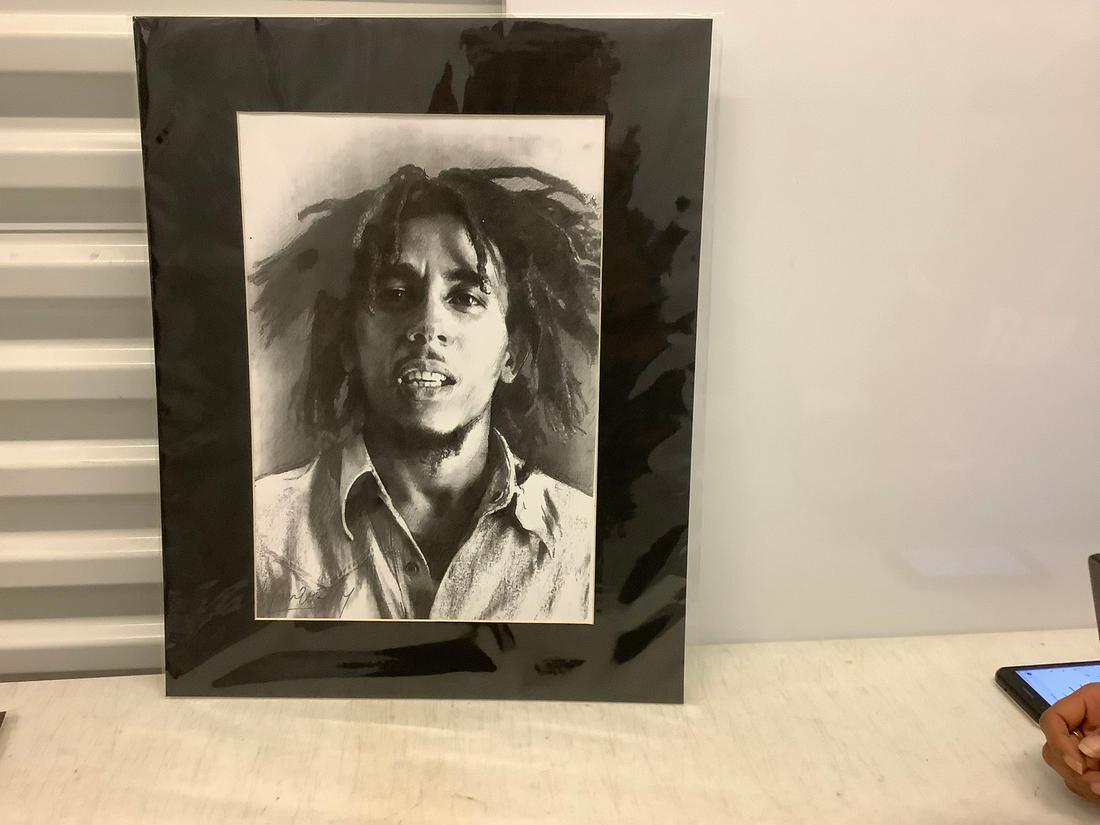 Bob Marley Signed by the Artist Artwork 16x20 (1 of 1)