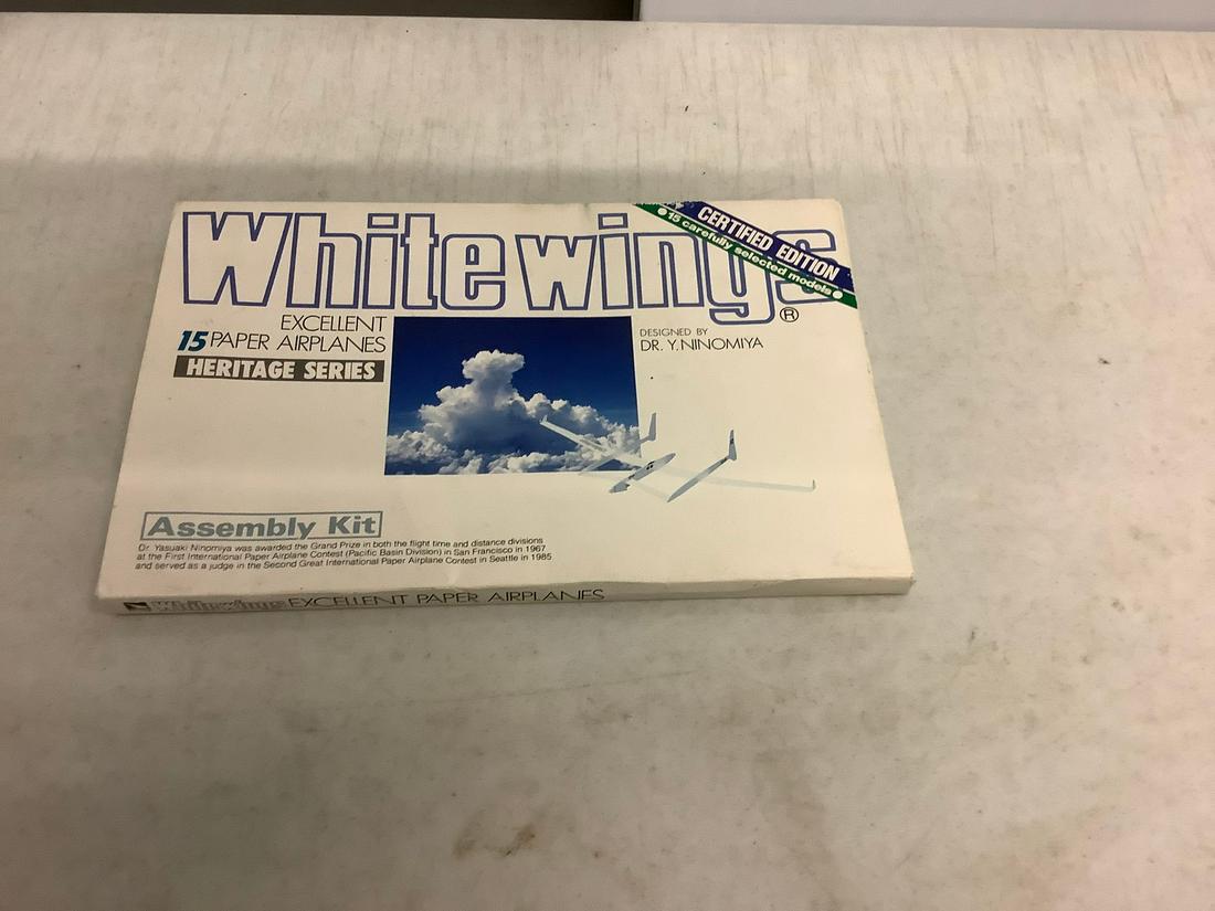 Whitewing 15 paper planes heritage series assembly kit: Whitewing 15 paper planes heritage series assembly kit