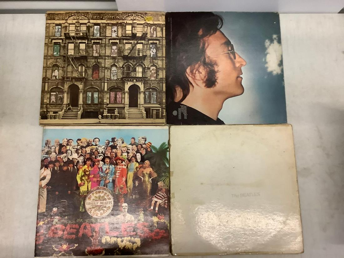 Lot of Beatles, John Lennon and Led Zepplin albums (1 of 1)