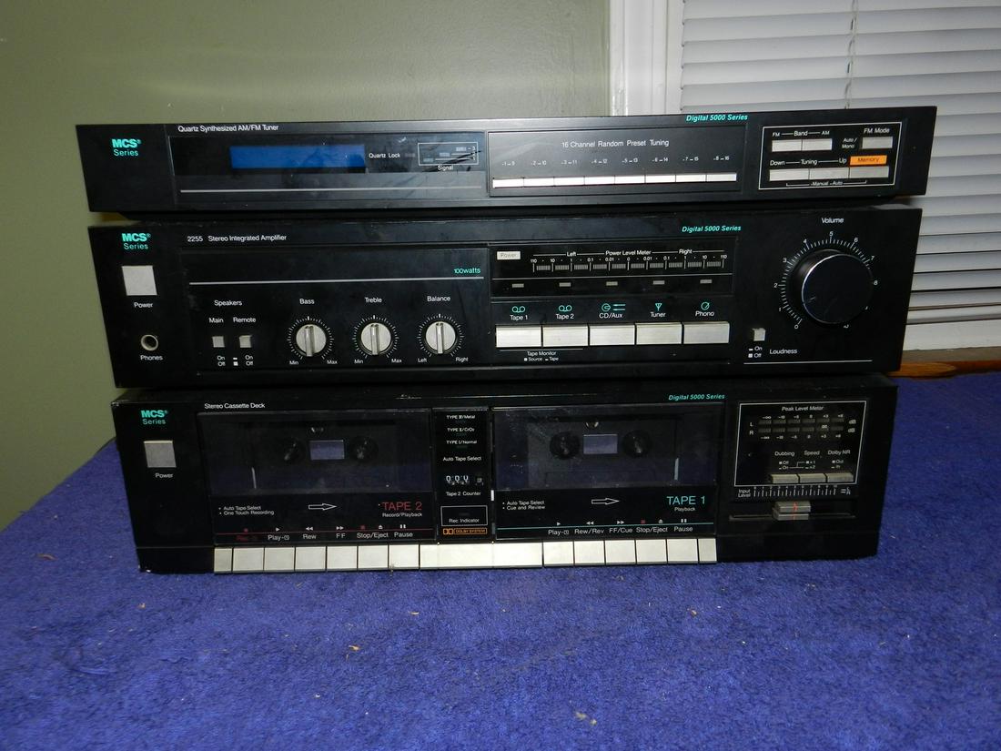Vintage MCS Digital 5000 Stereo System Amp Tuner (1 of 1)