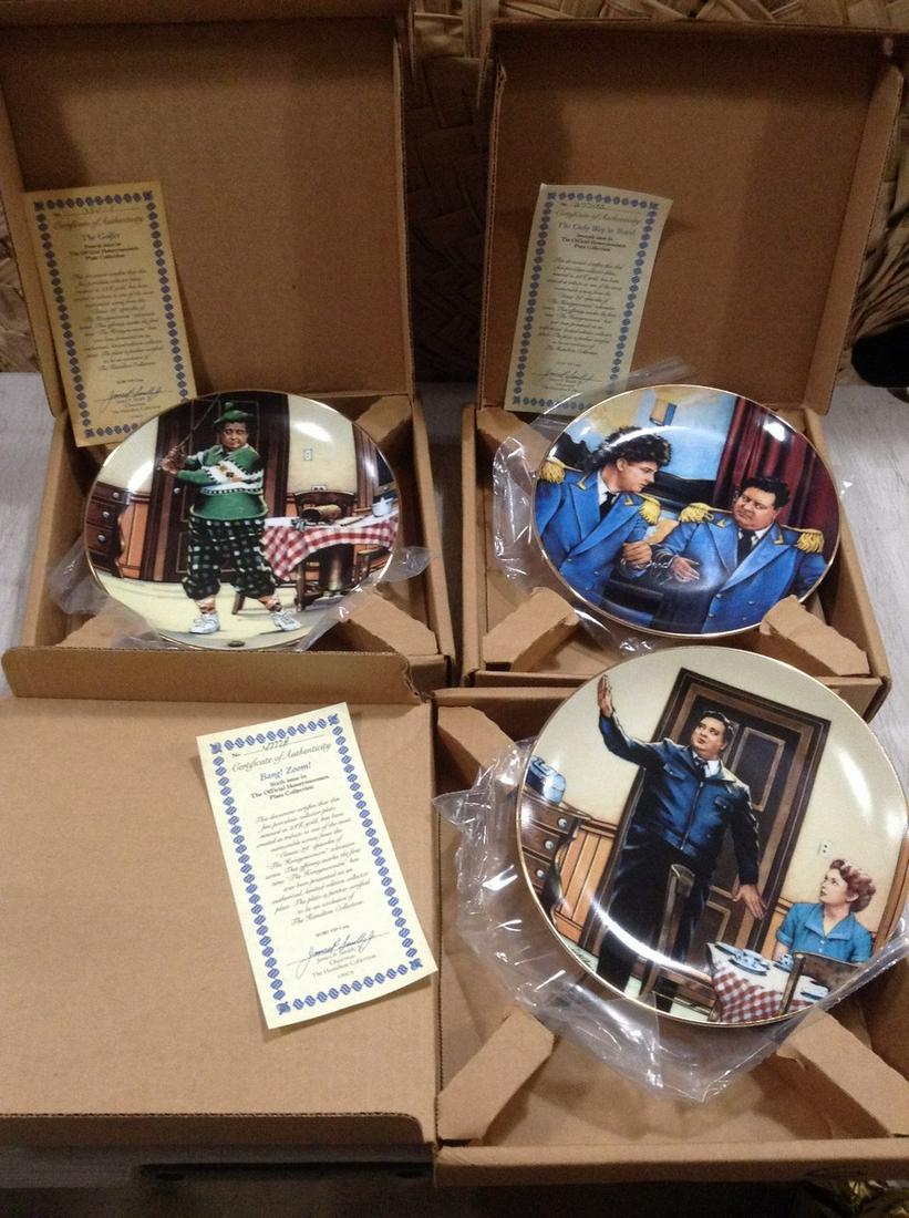 The Hamilton Collection Official Honeymooners Limited: The Hamilton Collection Official Honeymooners Limited Edition Collectors Plates with COAs