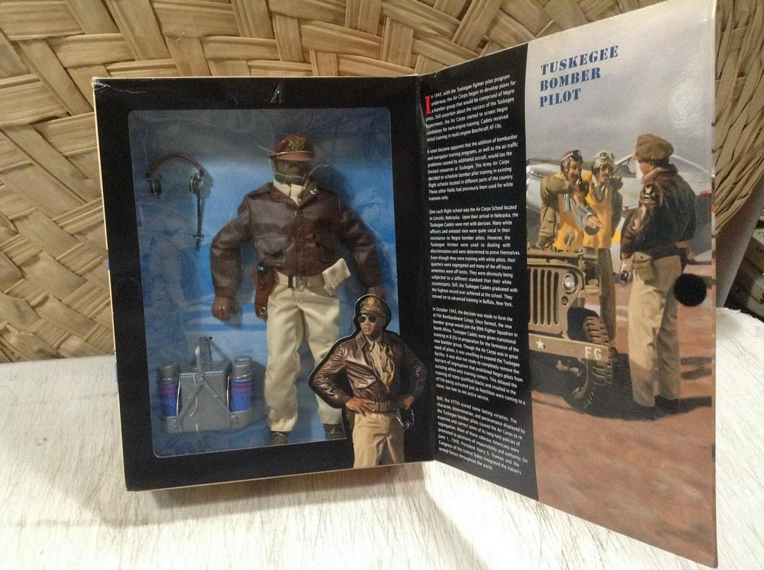 1996 Limited Edition GI Joe WWII Forces Tuskegee Bomber: 1996 Limited Edition GI Joe WWII Forces Tuskegee Bomber Pilot in the box