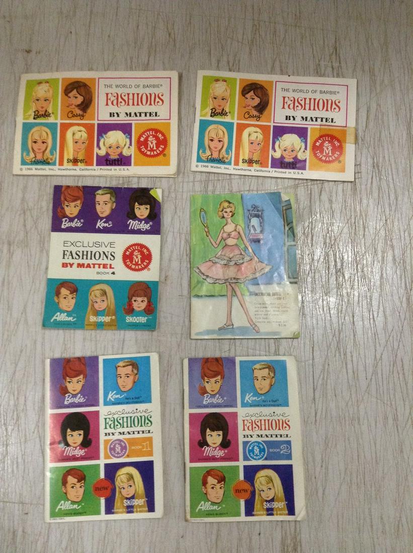1963 & 1965 Mattel Barbie & Friends Fashion Catalogue: 1963 & 1965 Mattel Barbie & Friends Fashion Catalogue Booklets