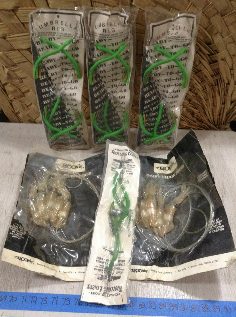 NIP Umbrella Rigs and Daisy Chain Squid: NIP Umbrella Rigs and Daisy Chain Squid
