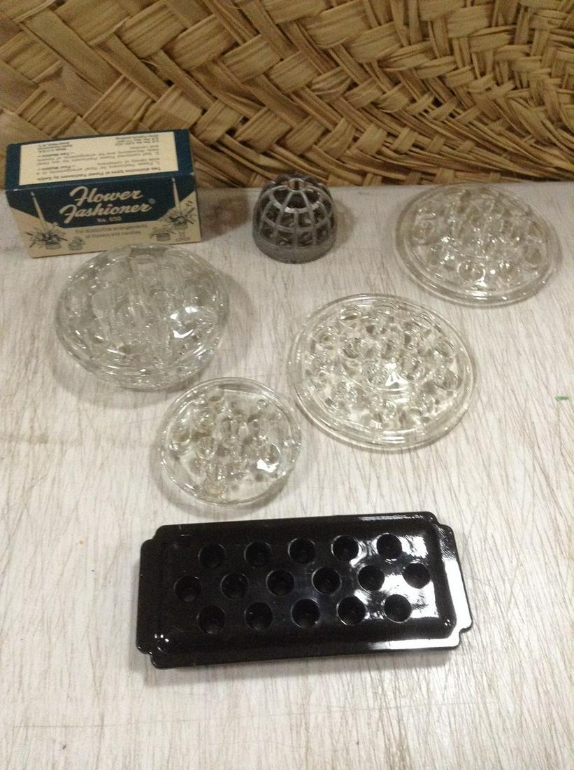 Large lot of Vintage Flower Frogs and more (1 of 1)