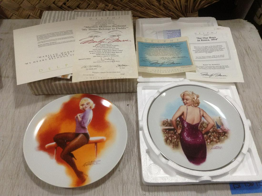 Marilyn Monroe Limited Edition Collector Plates with (1 of 1)