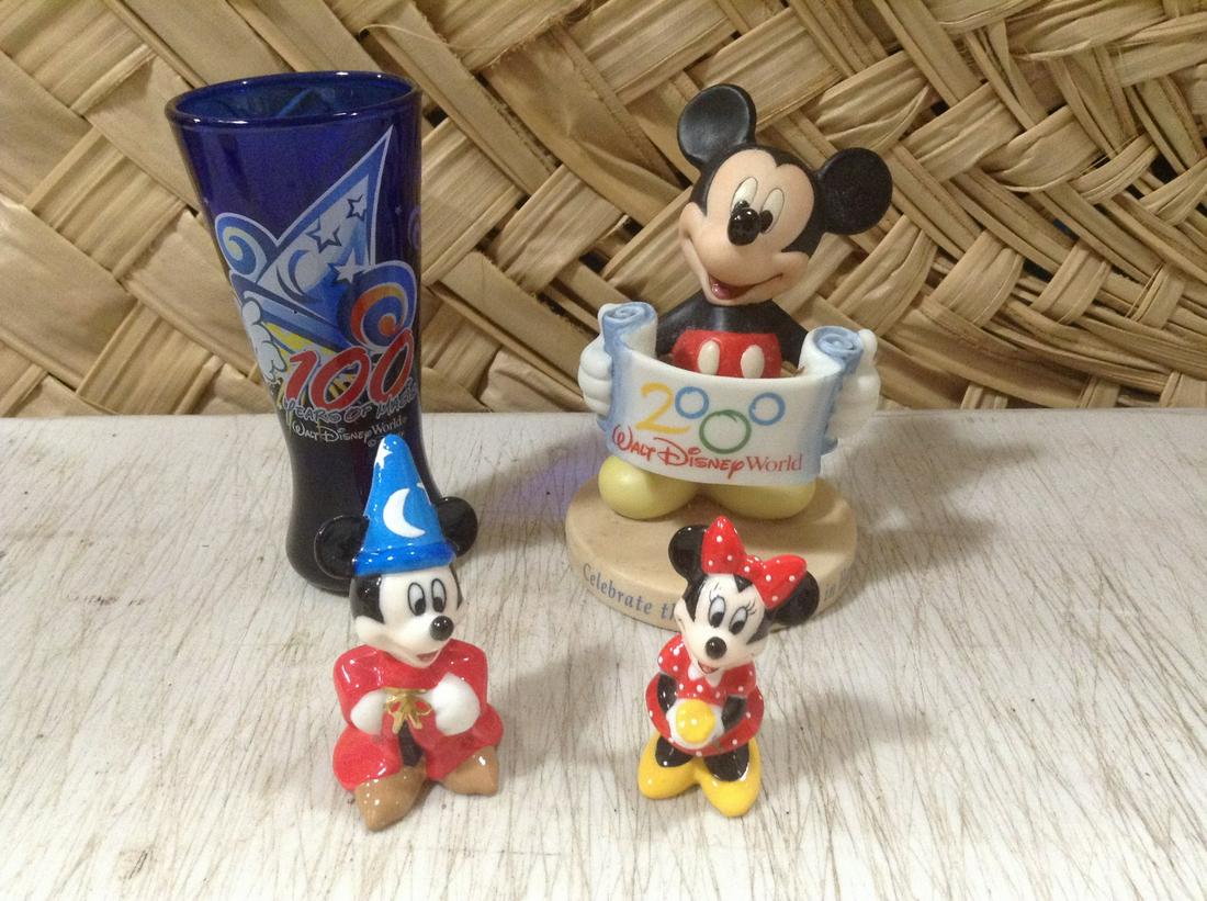 Lot of Walt Disney Figures & Collectible Glass tallest (1 of 1)