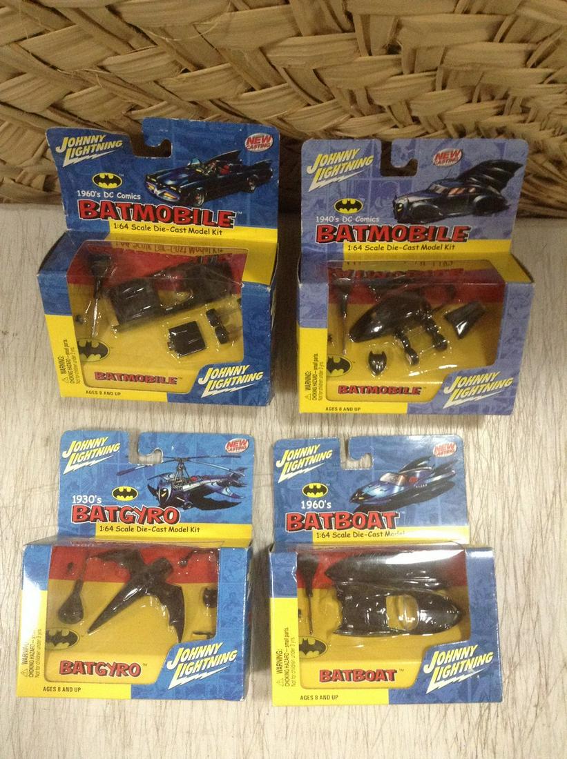 Johnny Lightning Batmobiles, Batgyro & Batboat in the: Johnny Lightning Batmobiles, Batgyro & Batboat in the boxes